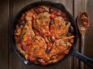 Weeknight meals slow cooker chicken cacciatore